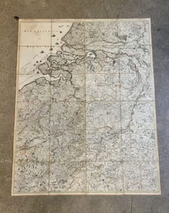 Carte topographique très exacte des Pays-Bas