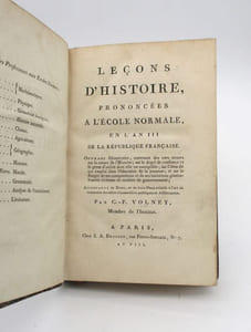 Leçons d'histoire, prononcées à l'École normale, en l'an III de la République française