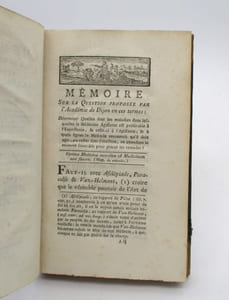 Mémoire qui a remporté le prix au jugement de l'Académie de Dijon le 18 août 1776, sur la question proposée en ces termes : Déterminer quelles sont les maladies dans lesquelles la médecine agissante est préférable à l'expectante, et celle-ci à l'agissante ; et à quels signes le médecin reconnaît qu'il doit agir, ou rester dans l'inaction, en attendant le moment favorable pour placer les remèdes ?