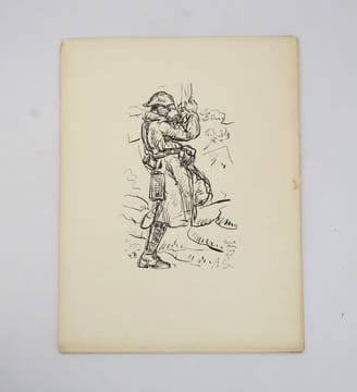 Notes prises au front par André Dunoyer de Segonzac. DUNOYER DE SEGONZAG( André)