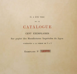 Catalogue des tableaux, dessins, lithographies provenant de l'atelier d'Eugène Carrière - Plâtre et bronze de Rodin
