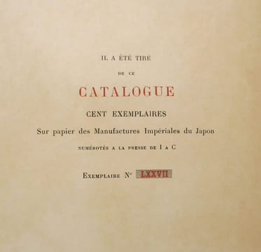 Catalogue des tableaux, dessins, lithographies provenant de l'atelier d'Eugène Carrière - Plâtre et bronze de Rodin. undefined