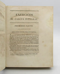 Exercices de calcul intégral sur divers ordres de transcendantes et sur les quadratures