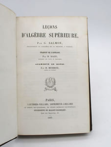 Leçons d'algèbre supérieure
