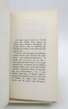 Le Triangle noir - Laclos. Goya. Saint-Just. MALRAUX (André)
