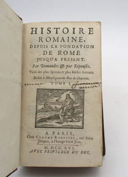 Histoire romaine, depuis la fondation de Rome jusqu'à présent. BELLEGARDE (Jean-Baptiste Morvan de)