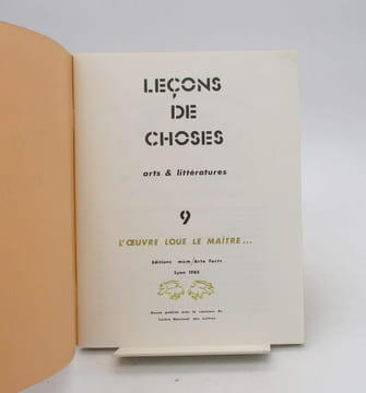 8 numéros des Cahiers de leçons de choses. undefined