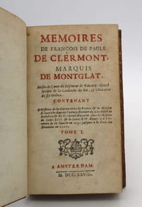Mémoires de François de Paule de Clermont, marquis de Montglat