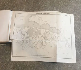Guerre d'Orient - Siège de Sébastopol - Historique du service de l'artillerie (1854-1856) : Atlas seul