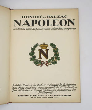 Napoléon : son histoire racontée par un vieux soldats dans une grange. BALZAC (Honoré de); SAULNIER (René); OLESIEWICZ (S.)