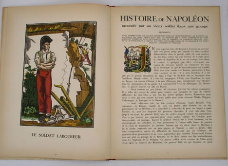 Napoléon : son histoire racontée par un vieux soldats dans une grange. BALZAC (Honoré de); SAULNIER (René); OLESIEWICZ (S.)