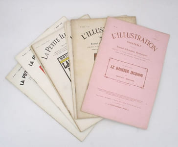 L'Illustration théâtrale/ La Petite Illustration : réunion de 10 numéros consacrés à Tristan Bernard