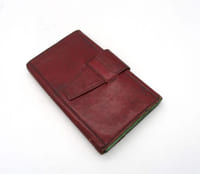 Portefeuille de maroquin rouge du XIXe siècle