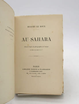 Au Sahara. LE ROUX (Hugues)