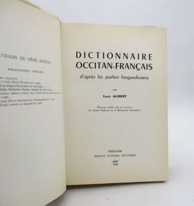 Dictionnaire occitan-français d'après les parlers languedociens