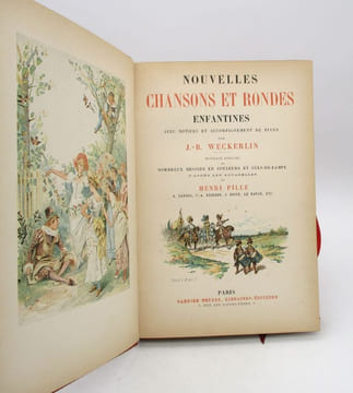 Nouvelles chansons et rondes enfantines. WECKERLIN (J.-B)