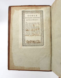 Cours de mathématiques, à l'usage des gardes du pavillon et de la marine [...]  troisième partie contenant l'algèbre & l'application de cette science à l'arithmétique & la géométrie