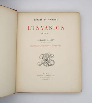 Récits de guerre - L'Invasion 1870-1871. HALÉVY (Ludovic)