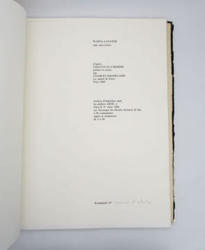 Chacun sa chimère. BAUDELAIRE (Charles); LAVATER (Warja)