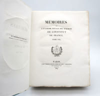 Mémoires de l'Académie des Sciences de l'Institut de France : Tome VIII seul