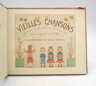 Réunion de trois ouvrages illustrés par Boutet de Monvel