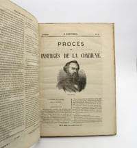 Procès des insurgés de la Commune illustré du portraits des accusés