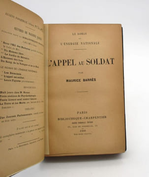 L'Appel au soldat. BARRÈS (Maurice)