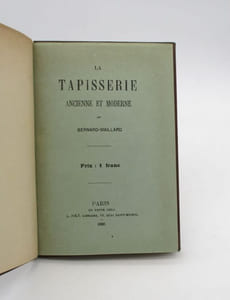 La Tapisserie ancienne et moderne