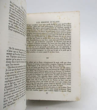 Les Propos d'Alain : tome second seul. ALAIN [CHARTIER (Émile-Auguste) pseud.]