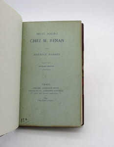 Huit jours chez M. Renan