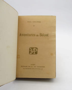 Aventures de Bécot. LECLERCQ (Paul)