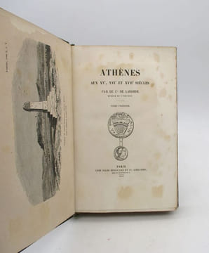 Athènes aux XVe, XVIe et XVII siècles. LABORDE (Léon de, comte)