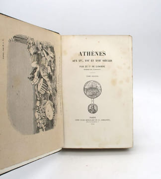 Athènes aux XVe, XVIe et XVII siècles. LABORDE (Léon de, comte)