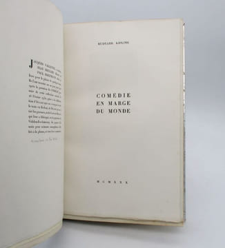 Comédie en marge du monde. KIPLING (Rudyard); BRULLER (Jean)