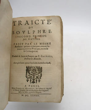 Cosmopolite ou Nouvelle lumière de la physique naturelle traitant de la constitution générale des éléments simples & composés [et] Traité du souffre, ...