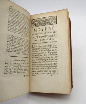 Moyens de conserver la santé aux équipages des vaisseaux. DUHAMEL DU MONCEAU (Henri Louis)
