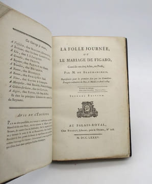 La Folle Journée ou le Mariage de Figaro. BEAUMARCHAIS (Pierre-Augustin Caron de)
