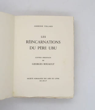 Les Réincarnations du père Ubu. JARRY (Alfred); ROUAULT (Georges); VOLLARD (Ambroise)