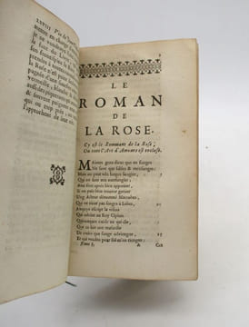 Le Roman de la rose. LORRIS (Guillaume de); MEUNG (Jean de)