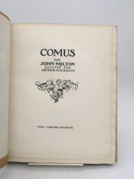 Comus. MILTON (John); RACKHAM (Arthur)