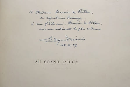 Au grand jardin