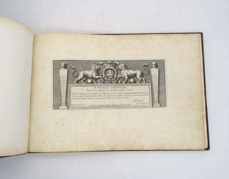 Album des Médicis : ensemble de 4 suites de gravures par des artistes italiens. RAPHAËL; BARTOLI (Pietro Sante); CARAVAGE (Polydore de); CHERUBINO ...