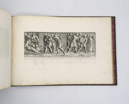 Album des Médicis : ensemble de 4 suites de gravures par des artistes italiens. RAPHAËL; BARTOLI (Pietro Sante); CARAVAGE (Polydore de); CHERUBINO ...