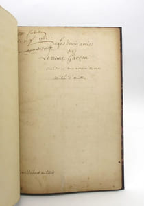 Les Deux amies ou le Vieux Garçon : manuscrit autographe signé par l'auteur, Crébillon et Sartine