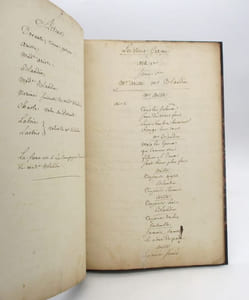 Les Deux amies ou le Vieux Garçon : manuscrit autographe signé par l'auteur, Crébillon et Sartine