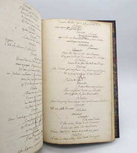 Les Deux amies ou le Vieux Garçon : manuscrit autographe signé par l'auteur, Crébillon et Sartine