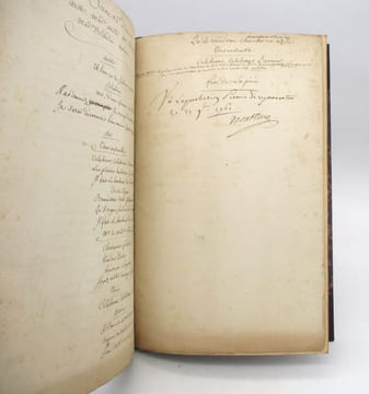 Les Deux amies ou le Vieux Garçon : manuscrit autographe signé par l'auteur, Crébillon et Sartine. CRÉBILLON (Claude Prosper Jolyot de); BRET ...