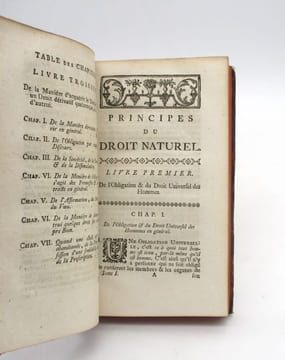 Principes du droit de la nature et des gens. WOLFF (Christian de)