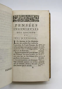 Pensées ingénieuses des Anciens et des Modernes