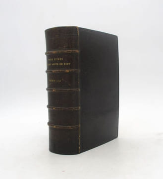 Trois livres du saint amour de Dieu et du pernicieux amour de la Chair, & du Monde. CRESPET (Pierre)
